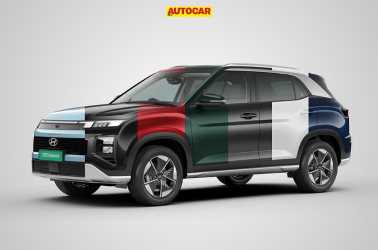 Hyundai Creta Electric colour options include two dua-tone, three matte and five single tone paint finishes. Hyundai Creta Electric colour options
